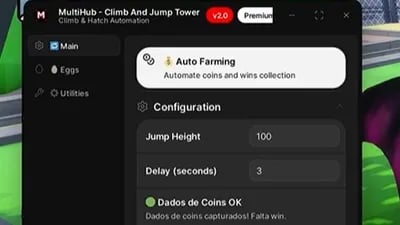 Preview of Climb A Jump Tower - Auto Coins, Auto Wins, Hatch - No Key!!