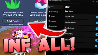 Preview of Grass Incremental INF EVERYTHING - Konglomerate Hub