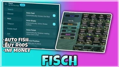 Preview of Da7mu Hub | Fisch Script