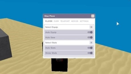 Preview of New OP Glue Piece GUI