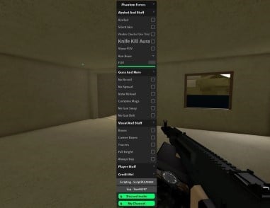Preview of Phantom Forces GUI