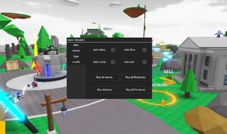 Preview of Saber Simulator Auto-Farm