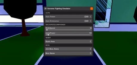 Preview of OP Sorcerer Fighting Simulator GUI
