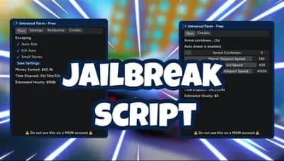 NEW JAILBREAK AUTO ROB / AUTO ARREST (UNIVERSAL FARM) thumbnail