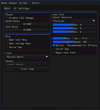 Rune Slayer Script, Added Open Storage, Auto Farm w S Hop thumbnail