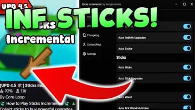 Sticks Incremental Script BEST GUI thumbnail