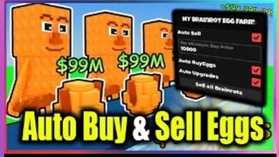 Auto Buy & Sell Brainrot Eggs, Easy Cash  thumbnail