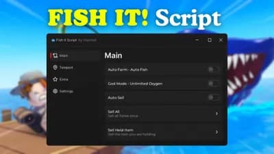 Auto Farm - Auto Fish, God Mode, Teleports ++ thumbnail