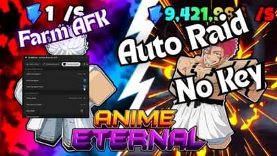 Anime Eternal Auto Raid Auto Farm Auto Dungeon No Key thumbnail