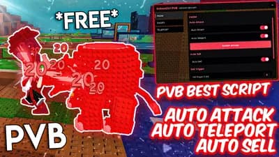 Plants vs Brainrots SolvexGUI Auto Farming Script thumbnail